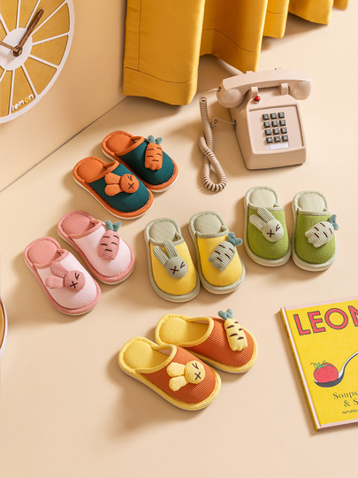 Zapatos De Algodón Para Niñas Y Niños Pequeños, Pantuflas De Algodón Para Caminar Con Ardilla, Cálidas, Para Interiores, Antideslizantes, Para Bebés Y Niñas, Rosado