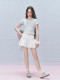 AYF bow ribbon skirt, new summer original niche lace hem retro skirt