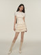 AYF MIU is a puff cake skirt French retro pleated skirt 2024 summer new skirt
