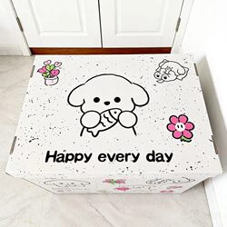 Line Drawing Puppy Gift Box Empty Box Packaging Box Birthday Snack Carton Gift Cute Storage Box Large Gift Box