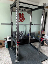 Commercial Rep Full-Frame Squat Rack Bench Press Rack Multifunctional Home Barbell Bench Press Squat Rack Professional Weightlifting Bench