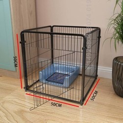 Small and Medium-Sized Dog Training Fence, Large Dog Fixed Fence, Dog Cage Isolation, Indoor Free Combination Cage, Pet