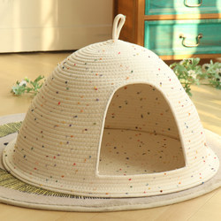 New Enclosed Cat Tent, Warm Cat House in Winter, Safe and Secure, Suitable for All Seasons, Removable and Washable, Scratch-Resistant and Wear-Resistant