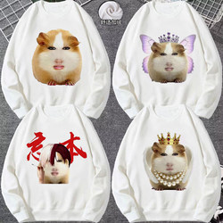 Funny Guinea Pig Meme Sweatshirt for Men and Women, Cute Guinea Pig Fairy Abstract Student Outfit