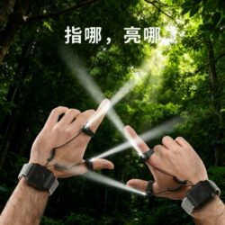 Night Fishing Wrist Light Flashlight Repair Lighting Lamp Led Rechargeable Strong Light Spot Lighting Outdoor Fishing Portable Light.