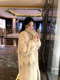 Boamarket Cross Minks Long Economic Purple Woman Winter Winter Kneel Warm Lazy temperament imitation mink coat
