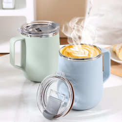 Water Cup, Light Luxury and High-End Feel, Coffee Cup Set, 304 Stainless Steel Mug, Thermos Cup, Cup for Women, High Aesthetic Value