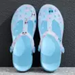 Giày Croc cho nữ phong cách cha mẹ và con cái, giày đi biển mùa hè, dép chống trượt, chống mùi cho trẻ em, dép đi trong nhà in hình trẻ em mặc ngoài
