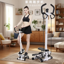 Home-Use Exercise Machine for Men and Women, Small and Silent, for Fitness, Weight Loss, Waist Slimming, Leg Slimming, with Handrails, Pedal Bike