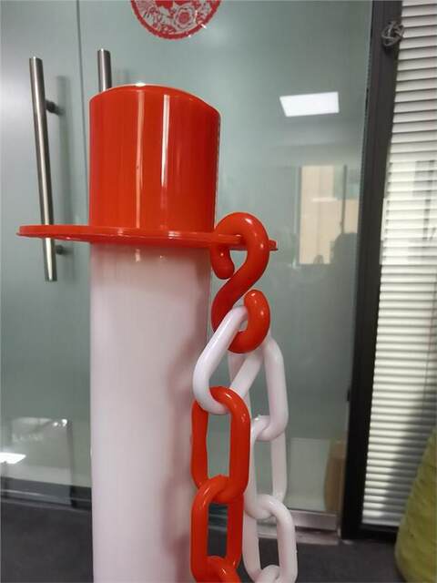 Isolation belt telescopic belt bank queue guardrail plastic safety cordon warning column fence one meter line railing