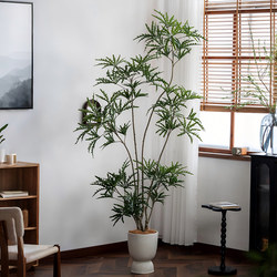 Artificial Green Plant Decoration Peacock Tree Large Fake Tree Plant Soft Decoration Living Room Corner Ornament Soft Decoration Good Item