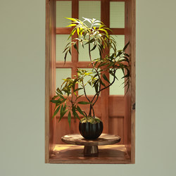 Forest Space Artificial Green Plant Decoration for Indoor Living Room, Entrance, Tabletop Ornaments, Light Luxury, High-End Feel, Soft Decoration with Plants