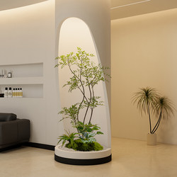 Forest Space Artificial Green Plant Micro-Landscape Cream Style Indoor Landscaping Decorative Plants Simple High-End Soft Decoration Combination