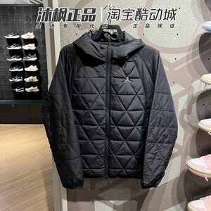 Genuine Nike cotton jacket men's winter Jordan hooded windproof warmth sports jacket FD2638-010