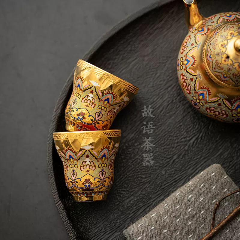 盃　煎茶　茶具　骨董 Amazon.co.jp: 骨董茶道具金銀蒔絵扇子文三組盃 盃台 木盃 酒器