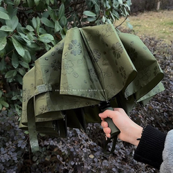 Umbrella That Blooms When It Gets Wet, for Girls, High Appearance Value, Compact, Portable, Enlarged, Thickened, Reinforced, Dual-Use for Sun and Rain, Automatic Umbrella with Sun Protection