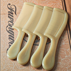 Large Tendon Comb for Women, Anti-Static, Thickened, Long Hair Comb, Traditional Rubber Comb for Home Use