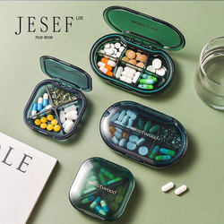 Japanese Portable Medicine Box for One Week, Seven Days a Week, Sealed Medicine Storage Box, Small Portable Medicine Box for Dispensing and Carrying