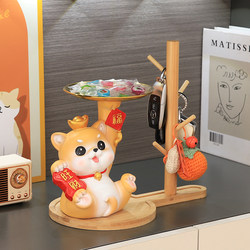 Prosperous House, Fortune-Attracting Dog, Key Storage, Entrance Decoration, Living Room, Moving to a New House, Home Decorations, Housewarming Gift