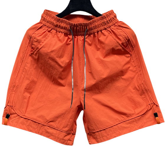New summer men's quick-drying work shorts thin loose versatile sports pants trendy brand large pocket five-point pants
