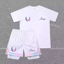 Volanti Training Set Running Summer Shorts Track and Field Quick-Drying Sports Short-Sleeved Men's Lining Oregon