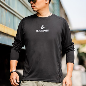 
Cat Tiger Beast Sports Long Sleeve T-Shirt Men's Running Fitness Moisture-wicking Quick-Drying Clothes Round Neck Bottoming Shirt