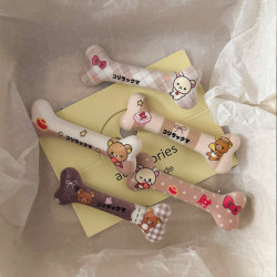 Cute Cartoon Bear Hair Clip for Girls, Side Bangs Clip, Forehead Hair Duckbill Clip, Children's Hairpin Hair Accessory