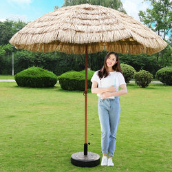 Simulated Straw Umbrella, Thatch Umbrella, Sun Umbrella, Outdoor Sunshade Umbrella, Folding Beach Umbrella, Garden Umbrella, Villa Area Umbrella, Scenic Area Umbrella