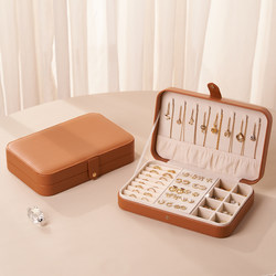 Jewelry Storage Box 2025 New Model High-End Exquisite Jewelry Necklace Earrings Gold Jewelry Box New Multi-Layer