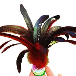 Rooster Feather Shuttlecock Chicken Tail Shuttlecock Ball Adult Fitness Student Shuttlecock Sports Toy High Elasticity Training Supplies