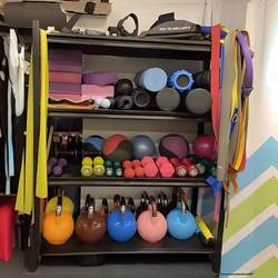 Gym Equipment Storage Rack, Personal Trainer Tools Storage Rack, Kettlebell Dumbbell Yoga Equipment Storage Rack