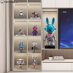 German Light Luxury Figurine Rabbit and Violent Bear Decorative Ornaments with a High-End Feel for Living Room, Wine Cabinet, Wine Rack, Bar, Hotel Gift