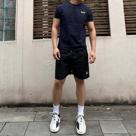 
GTAL American solid color shorts breathable and cool sports quick-drying four-point summer versatile casual thin beach pants