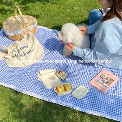 Spring Outing Mat, Picnic Mat, Outdoor Moisture-Proof Mat, Portable, Small Size, Simple, ins Styles, Grassland Photo Props