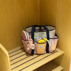 Mesh Swimming Bag Storage Waterproof Bag Dry and Wet Separation Swimming Special Equipment Storage Beach Bag Large Capacity Mesh Bag