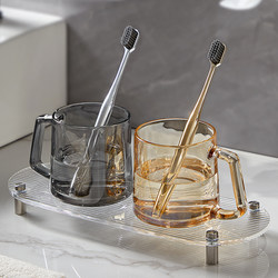 Japanese Imported Glass Mouthwash Cup for Home Use, Couple's Toothbrush Cup, High-End Toothbrushing Cup, Mouth Cup, Toothbrush Holder