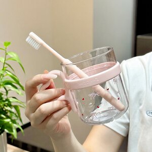 
Japanese mouthwash cup, dental cup, plastic wash cup, high-looking and cute female student, children's dormitory toothbrushing cup