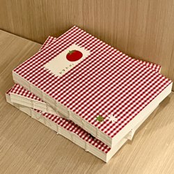 Simple Tomato Pattern Notebook ins Style Thick Blank Cute Girly Student Diary Planner Notebook Korean Style Simple Student-Specific Notebook High-Value Diary Planner