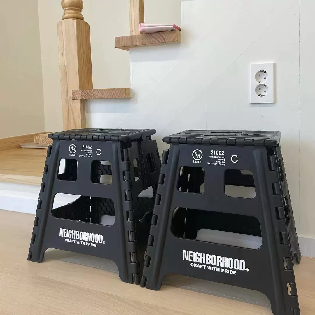 NEIGHBORHOOD CI P-STEPSTOOL NBHD戶外摺疊椅凳子21AW-Taobao