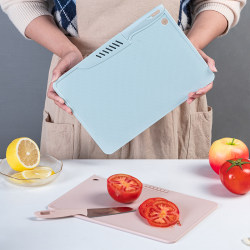 Kitchen Cutting Board Set with Fruit Knife, Suitable for Dormitory Use, Home Use, Baby Food Preparation, and Sticky Board