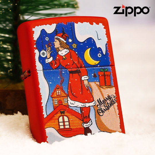 Zippo Lighter Official Flagship Wind Girl Christmas Magic Gift Box 