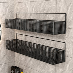 Bathroom Shelf, Restroom Rack, Makeup Room Wall-Mounted Washbasin, No-Drill Wall-Mounted Toilet Storage Shelf