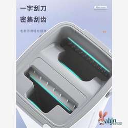 Lazy Mop Bucket with Mop for Sweeping and Mopping, Thickened and Reinforced, Household Flat Mop Bucket Sold Separately, Wash-And-Dry Integrated Mop Bucket