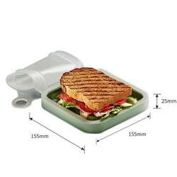 Sandwich Toast Lunch Box Outdoor Lunch Box Toast Afternoon Tea Lunch Box Student Office Worker Lunch Box B
