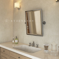 Limestone Tile Wall Tiles 400X800 Patterned Tiles Bathroom Non-Slip Wabi-Sabi Style Hotel Homestay Commercial Use