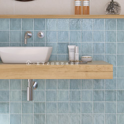 Handmade Brick Mosaic Tiles, Small Glossy Wall Tiles, Antique-Style Tiles for Kitchens, Bathrooms, Commercial Use, Homestays, Hotels, and Restaurants