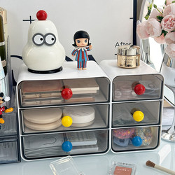 Cosmetic Storage Box, Desktop Dressing Table, Skin Care Product Storage Rack, Lipstick Organizer, Desk Drawer-Type Small Box
