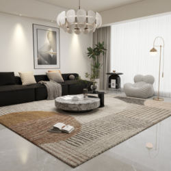 Carpet for Living Room 2025 New Model Light Luxury High-End Sofa Coffee Table Rug Bedroom Bedside Rug Large Area Modern Floor Mat
