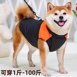 Dog down Jacket Autumn Style Pet Small and Medium-Sized Dog Winter Warm Cotton Coat Teddy Shiba Inu Corgi Border Collie Winter Clothing