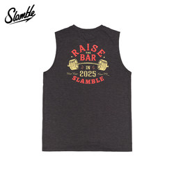 Slamble Men's Cf Sports Fitness Training Sleeveless Vest Lyocell Breathable Quick-Drying Sweat-Absorbent Summer New Style